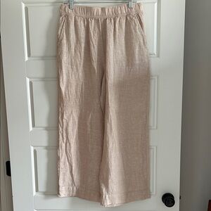Tahari Cream Wide Leg Pants